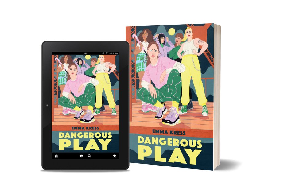 Dangerous Play hardcover and ebook cover